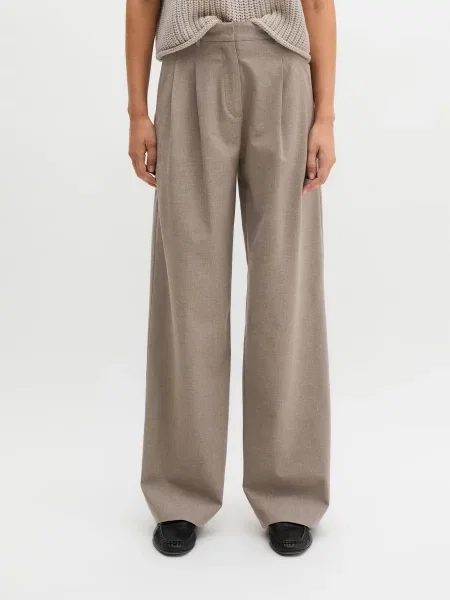 Повсякденні штани Marc O’Polo вовна/віскоза коричневий