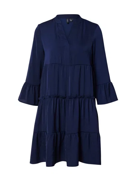 VERO MODA Šaty KATRINE námořnická modř