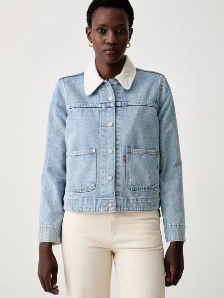 Levi's jachetă pentru femei din denim UTILITY OG albastru