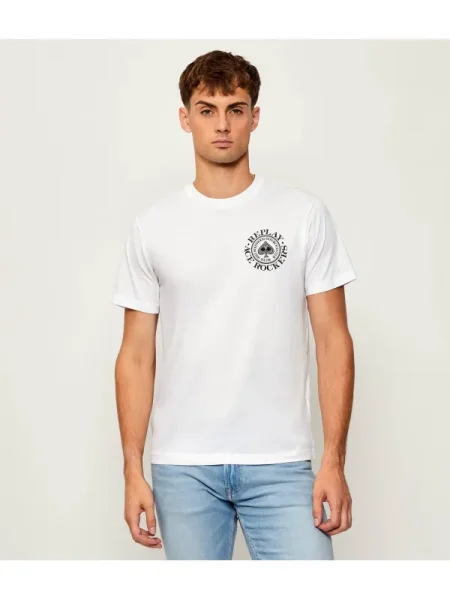 Replay Tricou alb