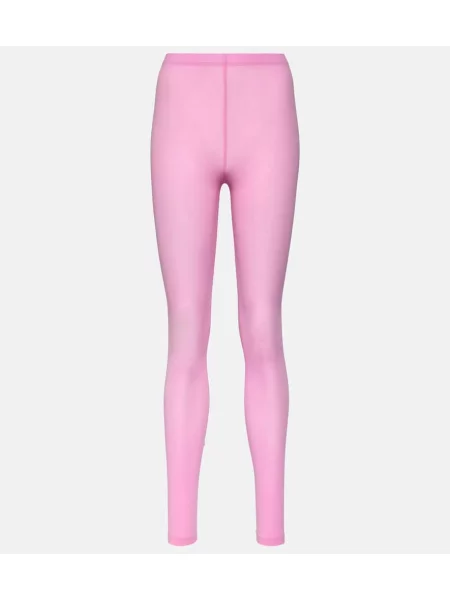 Leggings Isabel Marant transparente roz