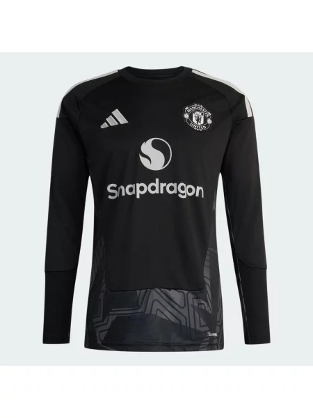Koszulka bramkarska z długim rękawem Manchester United czarna