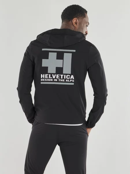 Slnečný klobúk Helvetica čierna