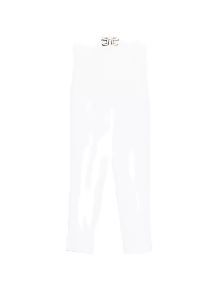 Pantaloni Elisabetta Franchi alb