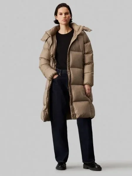 Calvin Klein Jeans Steppelt kabát bézs