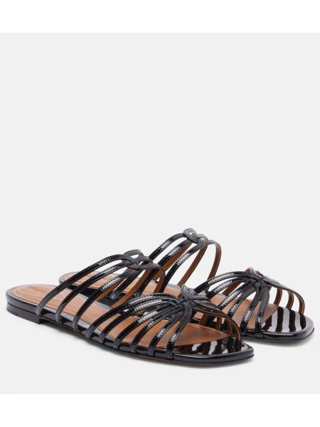 Sandale Zimmermann din piele de lac negru