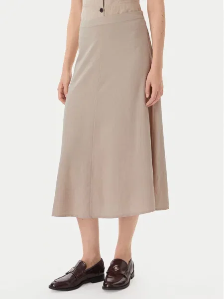 ONLY Spódnica midi Goa beżowy