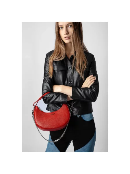 Torebka Zadig&voltaire skórzana czerwona