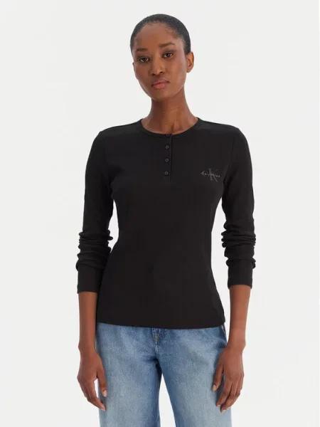 Calvin Klein Jeans Bluza črna