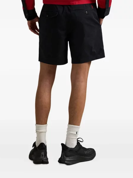 Haftowana koszulka polo Polo Ralph Lauren w paski ze sznurkiem niebieska