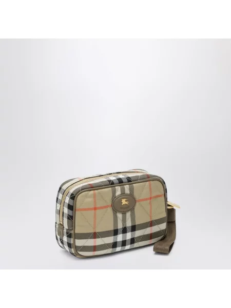 Portfel Burberry skórzany beżowy