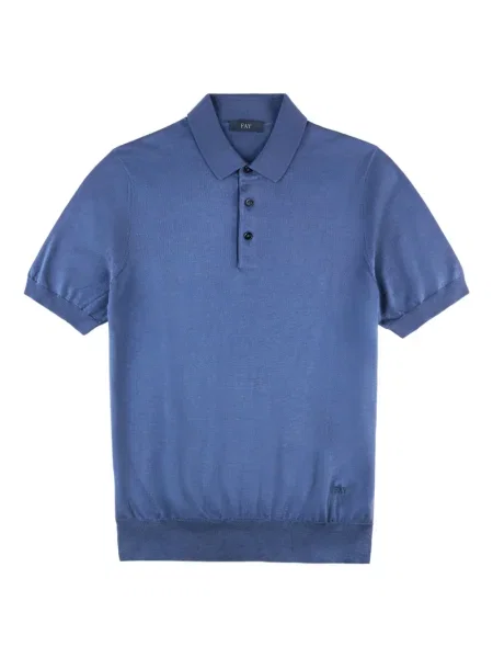 Polo Fay tricotate albastru