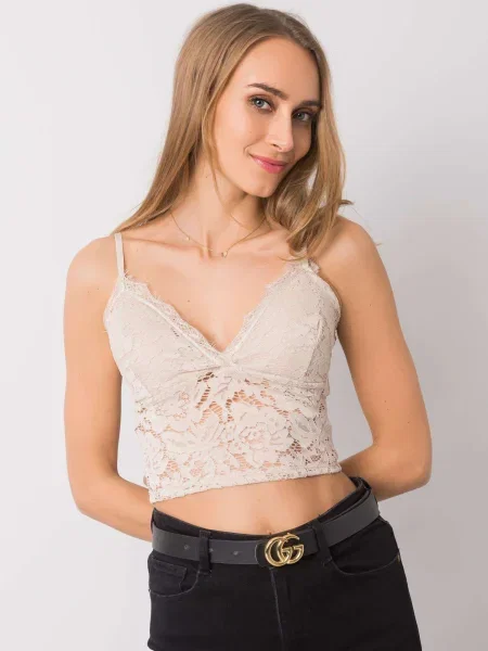 Блуза Fashionhunters бежово