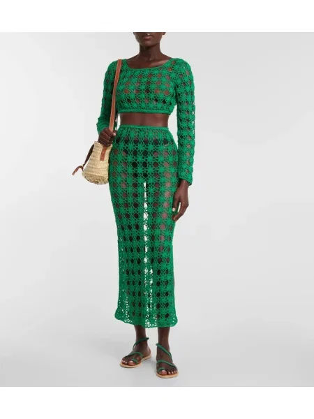 Cropp top Anna Kosturova verde