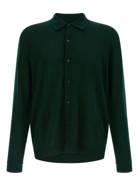 S límcem košile Roberto Collina zelená