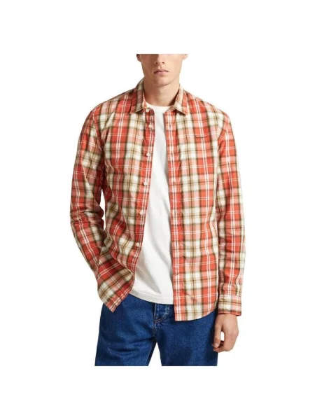 Cămașă Pepe Jeans portocaliu