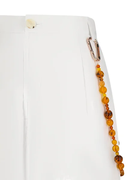 Pantaloni Darkpark alb