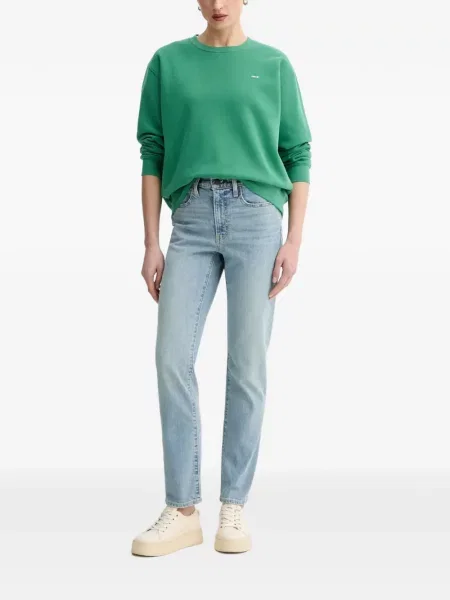 Gulerat blugi Levi's® cu glugă în carouri albastru