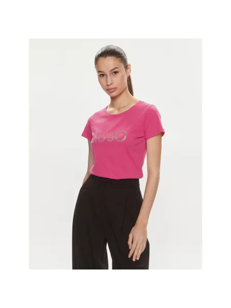 Liu Jo T-Shirt Regular Fit ροζ
