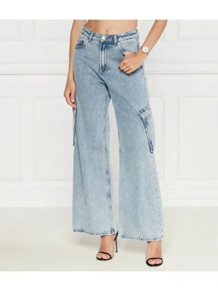 HUGO Blugi | flare fit albastru