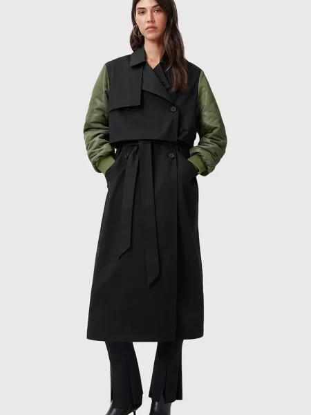 AllSaints kurtka bomber PENNI przejściowa czarny