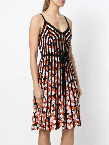 Rochie Kenzo cu model floral cu imagine galben