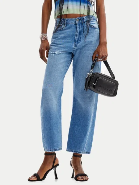 Desigual Blugi Aike Straight Fit albastru