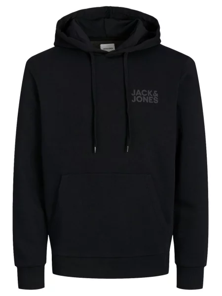 JACK & JONES Mikina sivá čierna