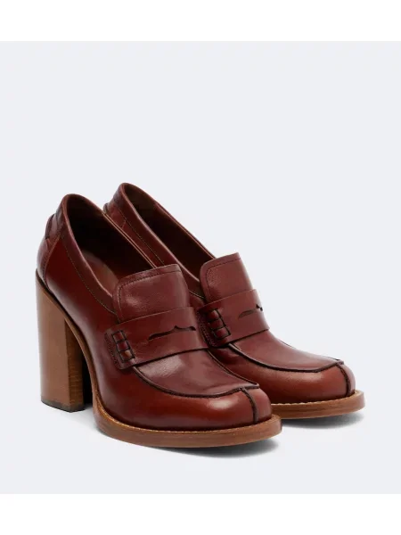 Pantofi cu toc Dries Van Noten din piele