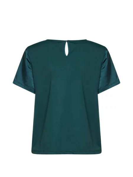 Tricou Weekend Max Mara din satin verde
