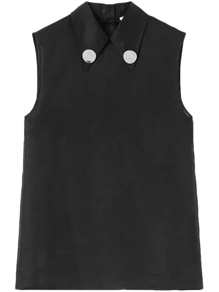 Bluză Jil Sander fără mâneci negru