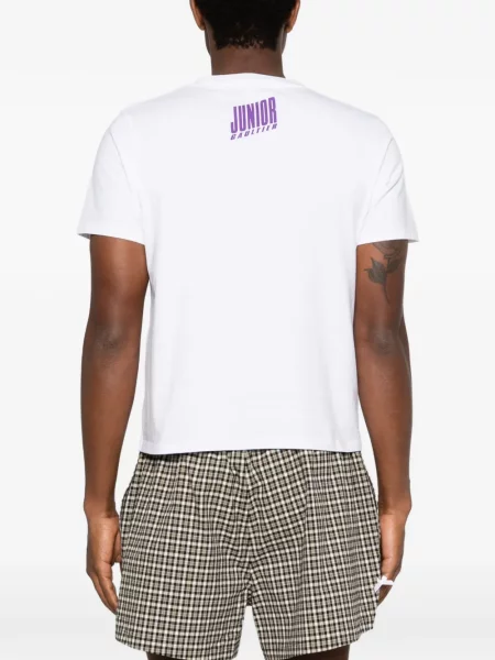Tricou Jean Paul Gaultier cu imagine alb