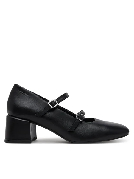 Кожени обувки с дебел Vagabond Shoemakers ADISON с дебел черно