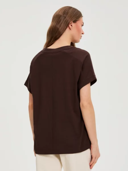 Tricou Marisse maro