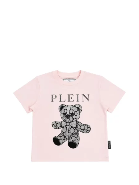 Koszulka dziecięca Philipp Plein różowa