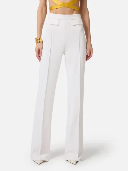 Брюки Elisabetta Franchi белые