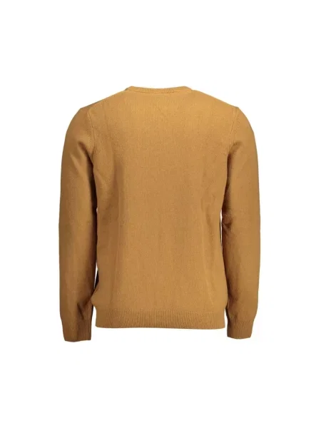 Sweter Lyle & Scott wełniany brązowy