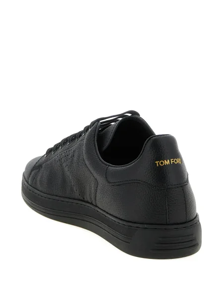 Sneakerși Tom Ford din piele negru