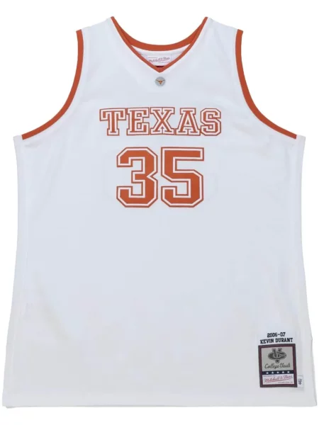 Cămașă Mitchell & Ness din jerseu alb