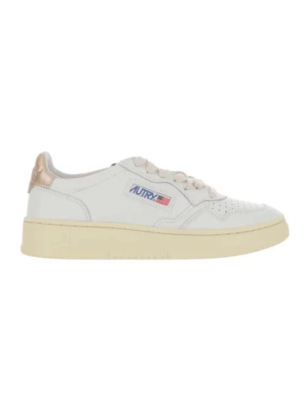 AUTRY sneakersy skórzane Medalist Low białe