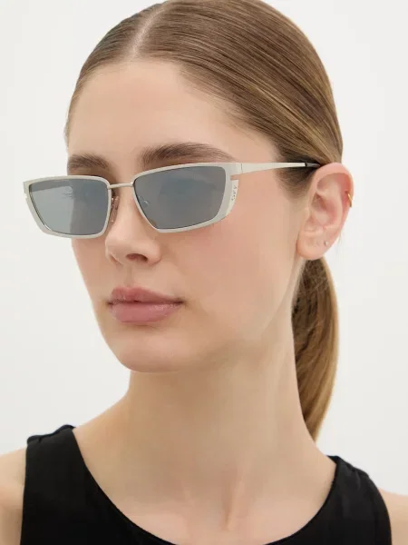 Off-White Ochelari de soare Argintiu alb