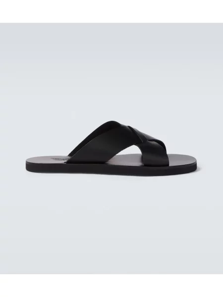Sandale Ancient Greek Sandals din piele negru