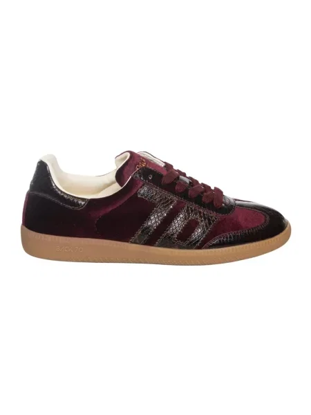 Sneakersy Back70 skórzane czerwone