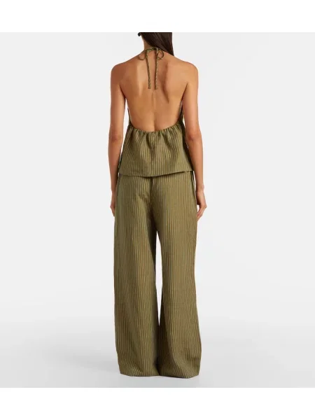 Pantaloni Staud de in verde