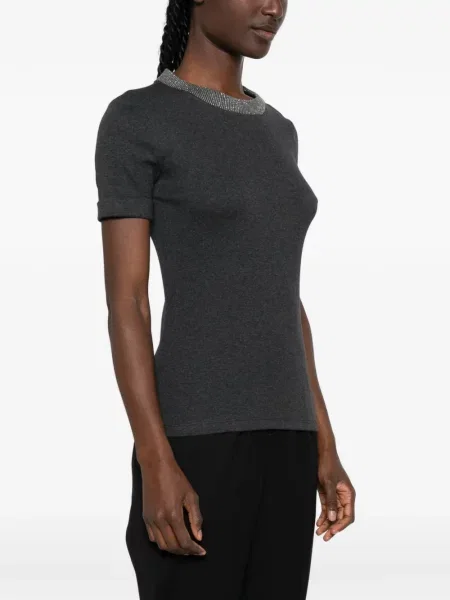 Scurt tricou Peserico gri
