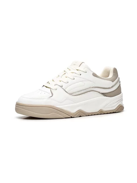 Sneakerși Bershka streetstyle alb