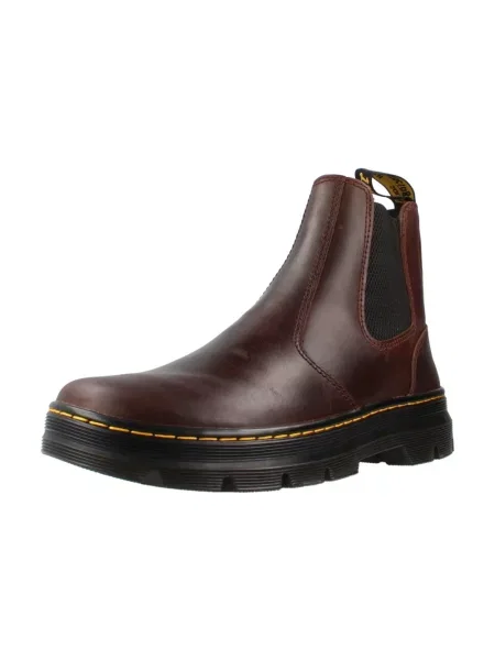 Sztyblety Dr. Martens skórzane brązowe