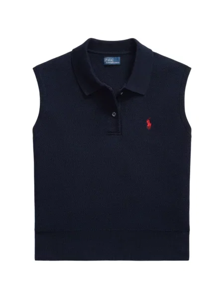 Scurt cămașă Polo Ralph Lauren cu cordon tricotate albastru