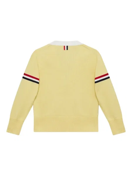 Kardigan dziecięcy Thom Browne żółty