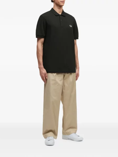 Tricou polo Fred Perry cu broderie verde